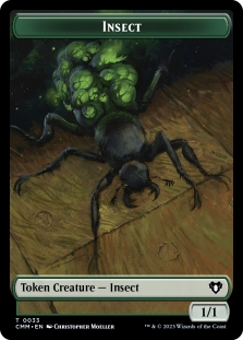 Treasure Token (048) // Insect Token (033)