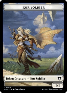 Spirit Token (039) // Kor Soldier Token (008)