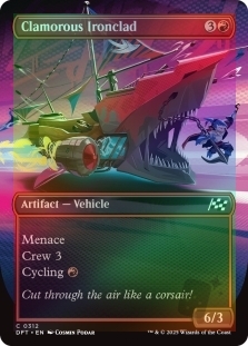 Clamorous Ironclad (Borderless)