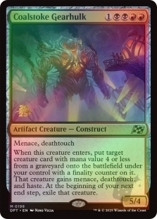 Coalstoke Gearhulk (Aetherdrift Prerelease)