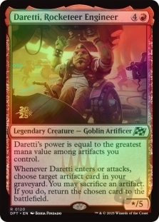 Daretti, Rocketeer Engineer (Aetherdrift Prerelease)