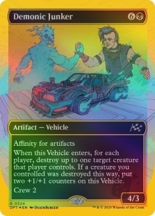 Demonic Junker (Borderless) (First-Place Foil)
