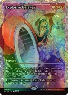 Explosive Getaway (Showcase) (Fracture Foil)