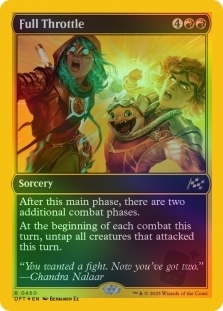 Full Throttle (First-Place Foil)