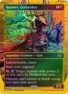 Hazoret, Godseeker (Borderless) (First-Place Foil)