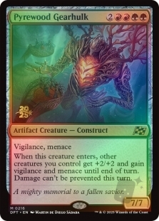 Pyrewood Gearhulk (Aetherdrift Prerelease)