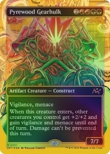 Pyrewood Gearhulk (Borderless) (First-Place Foil)