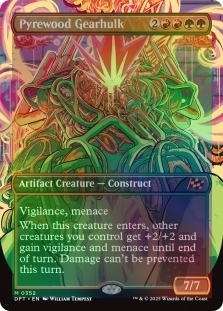 Pyrewood Gearhulk (Borderless)