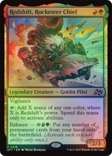 Redshift, Rocketeer Chief (Aetherdrift Prerelease)
