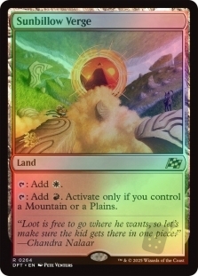 Sunbillow Verge (Aetherdrift Prerelease)