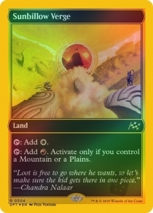 Sunbillow Verge (First-Place Foil)