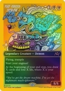 The Speed Demon (Borderless) (First-Place Foil)