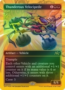 Thunderous Velocipede (Borderless) (First-Place Foil)