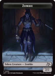 Pilot Token (001) // Zombie Token (003)