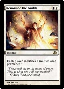 Renounce the Guilds