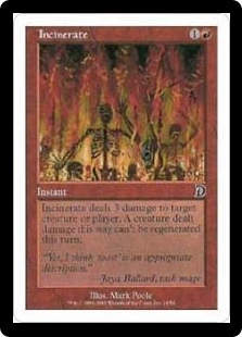 Incinerate