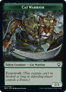 Cat Warrior Token (17/26)