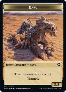 Kavu Token (12/12) // Beast Token (16/26)