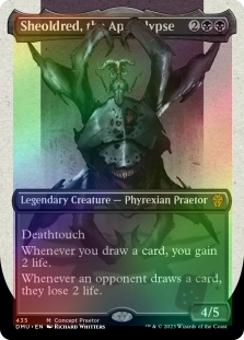 Sheoldred, the Apocalypse (Borderless) Sheoldred, the Apocalypse (Borderless)