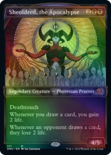 Sheoldred, the Apocalypse (Showcase)(Textured Foil) Sheoldred, the Apocalypse (Showcase)(Textured Foil)