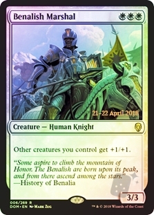 Benalish Marshal (Dominaria Prerelease)
