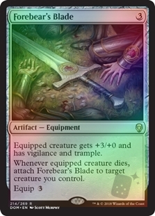 Forebear's Blade (Dominaria Prerelease)