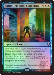 Karn's Temporal Sundering (Dominaria Prerelease)