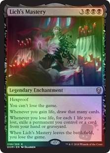 Lich's Mastery (Dominaria Prerelease)