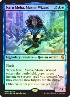 Naru Meha, Master Wizard (Dominaria Prerelease)