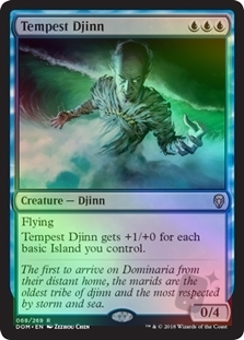 Tempest Djinn (Dominaria Prerelease)