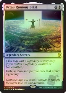 Urza's Ruinous Blast (Dominaria Prerelease)
