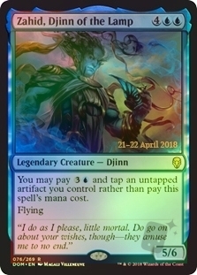 Zahid, Djinn of the Lamp (Dominaria Prerelease)