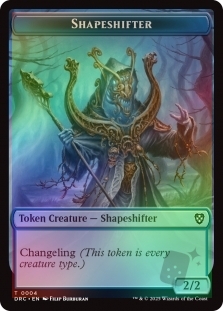 Zombie Token (003) // Shapeshifter Token (004)