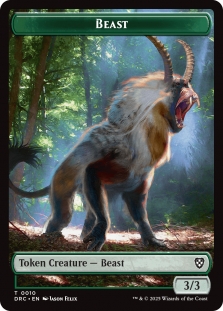 Beast Token (010) // Servo Token (008)