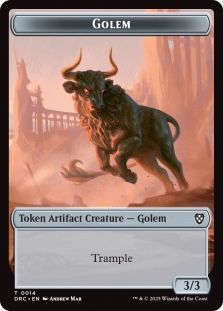 Golem Token (014) // Thopter Token (010)