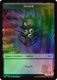 Toy Token (007) // Spider Token (012)