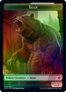 Bear Token (8/20) // Food Token (random)