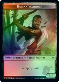 Human Warrior Token (13/20) // Food Token (random)