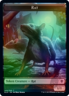 Rat Token (6/20) // Food Token (random)