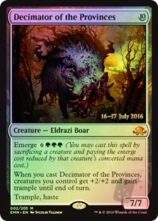 Decimator of the Provinces (Eldritch Moon Prerelease)