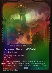Kavaron, Memorial World (Borderless)