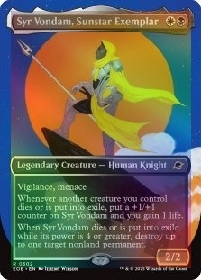 Syr Vondam, Sunstar Exemplar (Borderless)