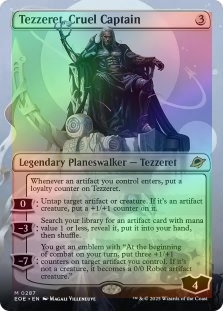 Tezzeret, Cruel Captain (Borderless)