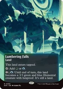 Lumbering Falls (069) (Borderless)