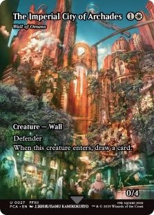 The Imperial City of Archades (Wall of Omens) (Showcase)