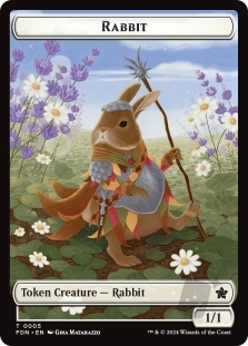 Soldier Token (006) // Rabbit Token (005)