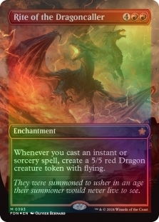 Rite of the Dragoncaller (Borderless) (Mana Foil)