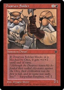 Dwarven Soldier (Douglas Shuler)