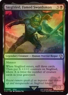 Siegfried, Famed Swordsman (Surge Foil)