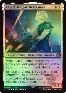 Cloud, Midgar Mercenary (Final Fantasy Prerelease)